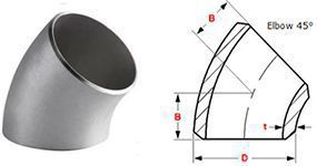 45° Short Radius Elbow Pipe Fitting Supplier