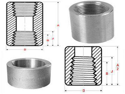 UNS N06625 Coupling Pipe Fittings
                          